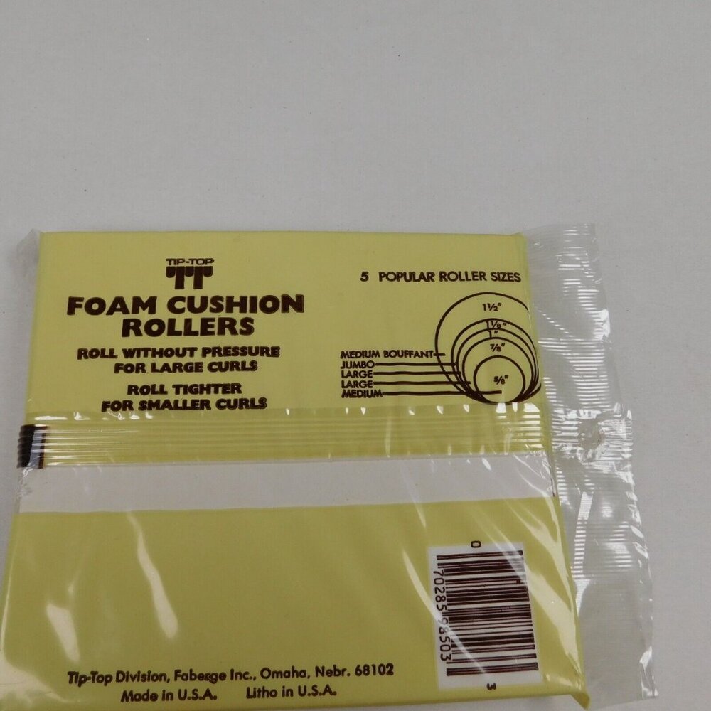 Tip Top Original Soft-Sleeping Foam Cushion Roller Qty 20 Pink 5/8" Dia. New NOS - Picture 5 of 5